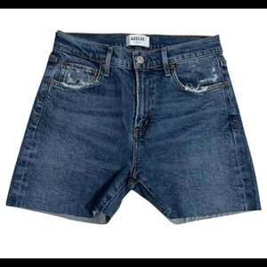 Agolde cut off denim shorts